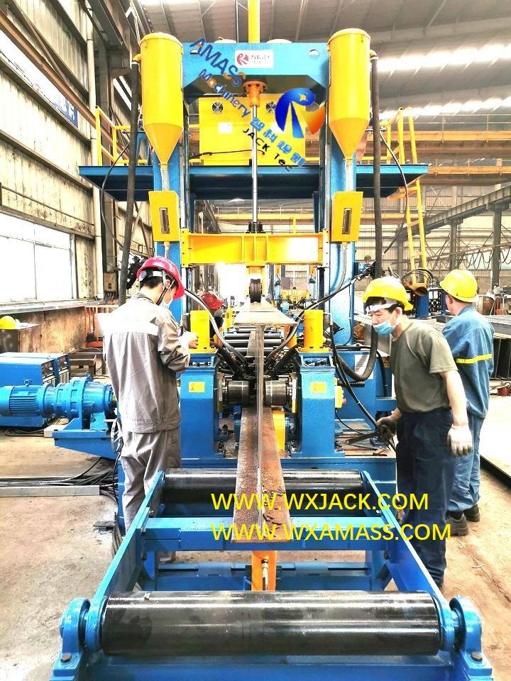 ZHJ8015 H Beam Assembly Weld Straighten Integral Machine for Steel Structure