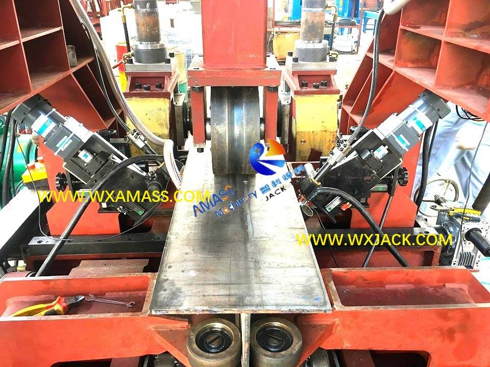 ZHJ8018 H Beam Assembly Weld Straighten Integral Machine for Beam Production