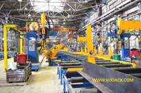Middle Size 1800mm Height Semi-Automatic Welded H Beam Production Machine Line