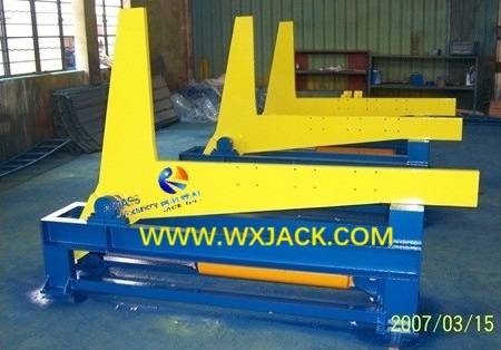 Fig3 hydraulic oil cylinder drive H Beam 90&deg; Overturning Equipment 2 4