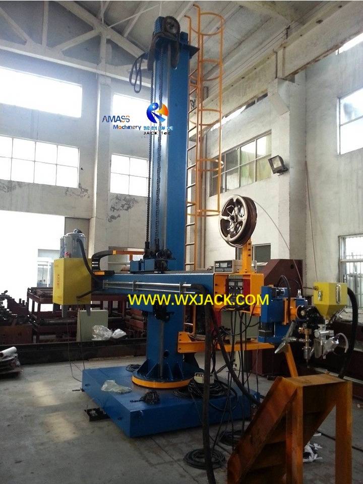 LHZ Medium Duty Travelable Trolley Column Manual Revolve Welding Manipulator