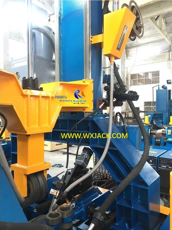 Fit Up Full PHJ ZHJ H Beam Assembly Welding Straightening Integral Machine