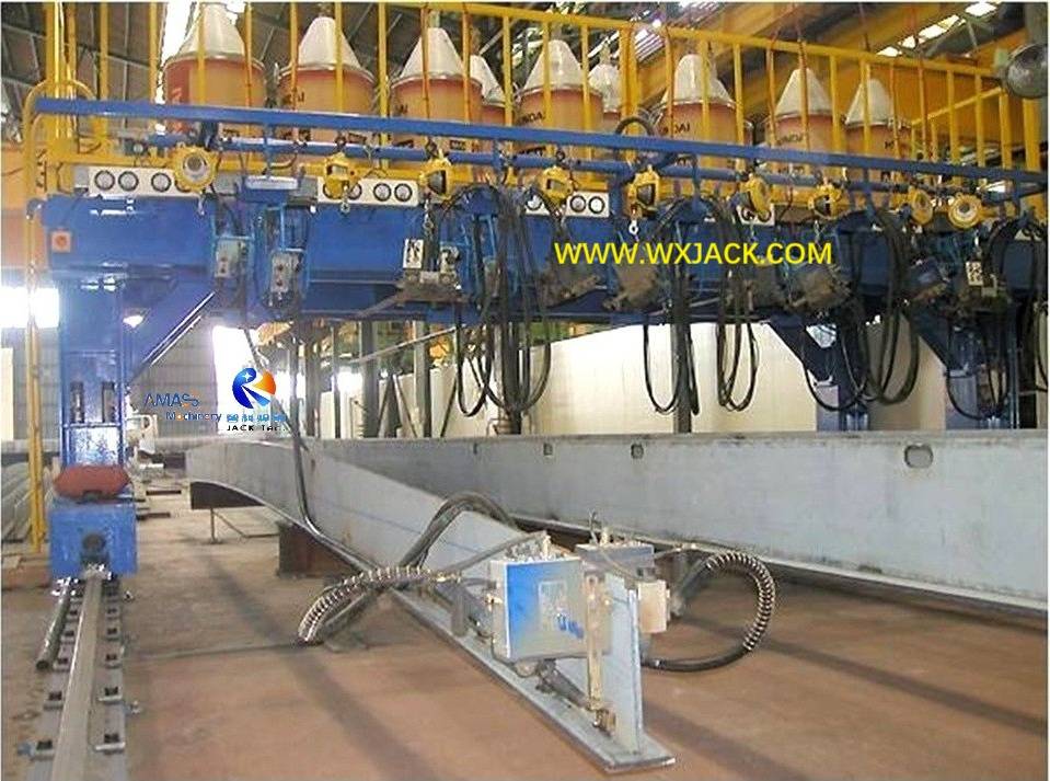 LBA10 Automatic Multiple Piece T Beam Stiffener Welding Machine