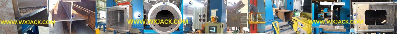 Fig1 Steel Structure H Beam End Face Milling Machine