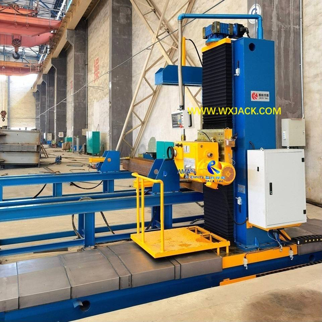 8 Steel Structure BOX H Beam CNC End Face Milling Machine 74