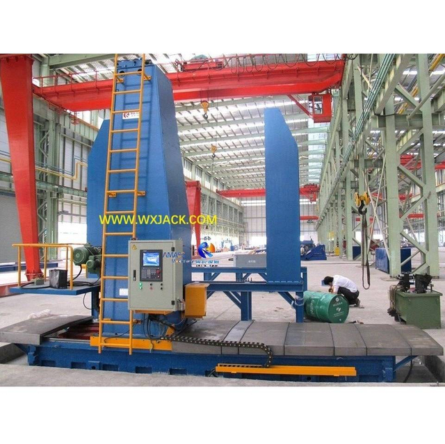 4 Steel Structure BOX H Beam Pipe CNC End Face Milling Machine 37