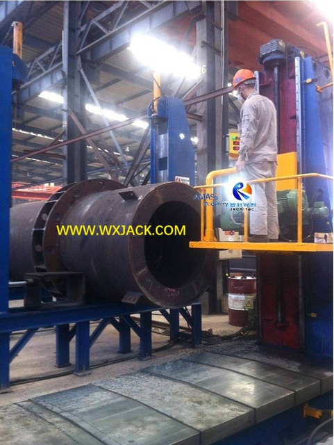 8 Large Steel Structure BOX H Beam Pipe End Face Milling Machine 23