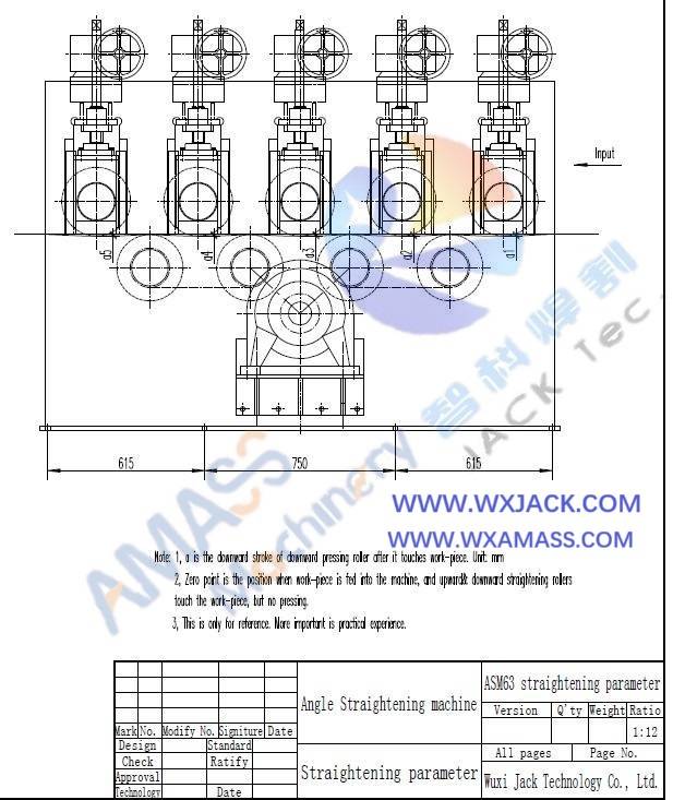 ASM63 New Design Good Effect Angle Bar Straightening Machine