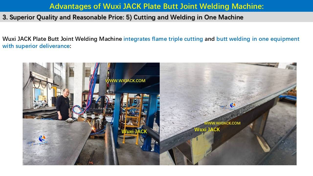 10 Steel Plate Butt Welding Joint Machine