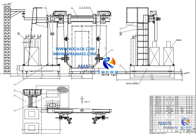 Automatic Girder Longitudinal Welding Machine for Long BOX Beam