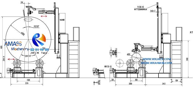 6-Axis 1400/12 Flame And Plasma High Speed CNC Pipe Cutting Machine