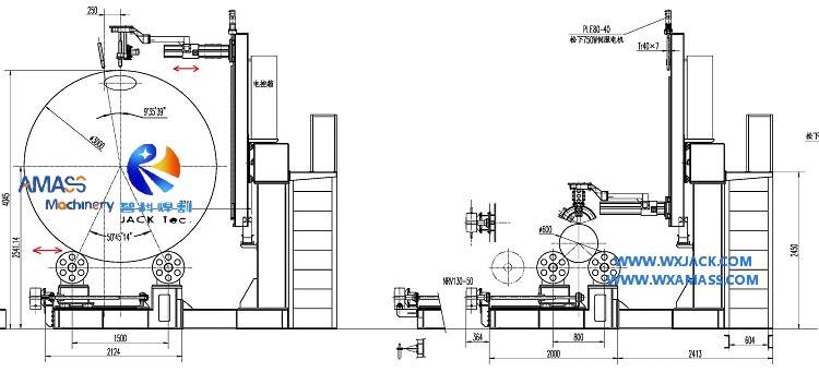 5-Axis 3000/9 Flame And Plasma Heavy Duty CNC Pipe Cutting Machine