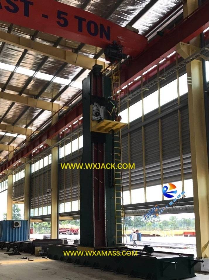 Tall And Long DX6080 Welding Structure End Face Milling Machine 