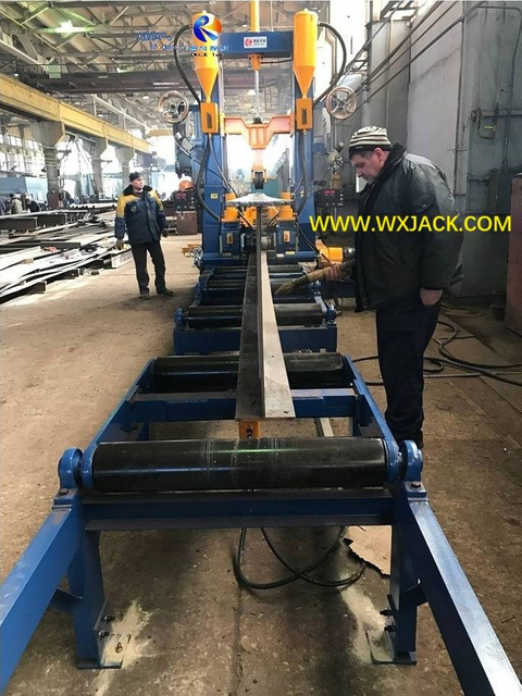 10 Three in One H Beam Assembly Welding Straightening Machine 11