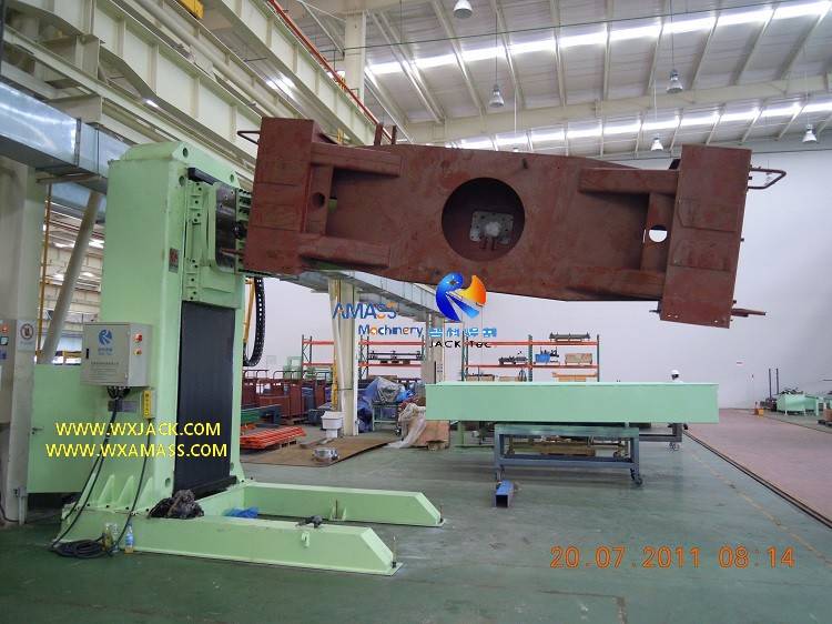 3Ton L Type Hydraulic Elevating And Electric Revolving Welding Positioner with Chuck