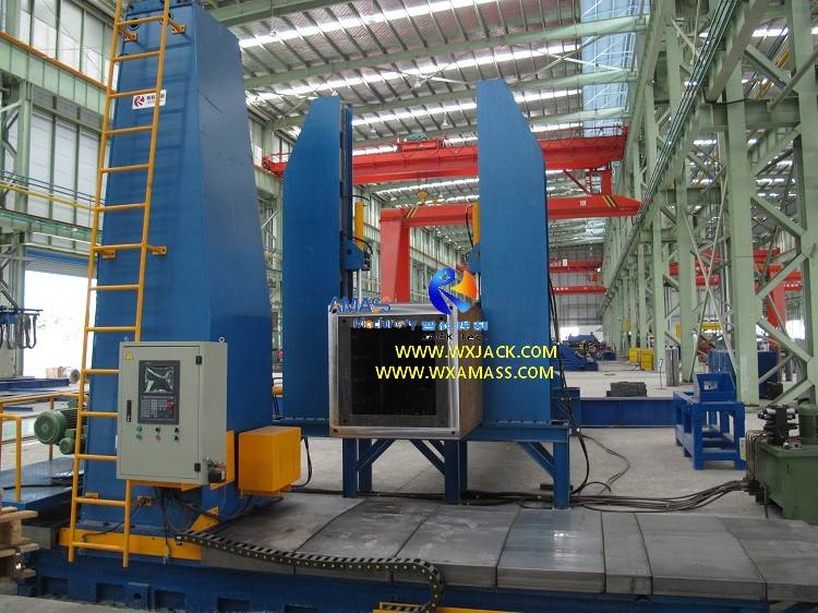 DX3535 CNC H Beam End Facing Machine for Special Shape Steel Structure