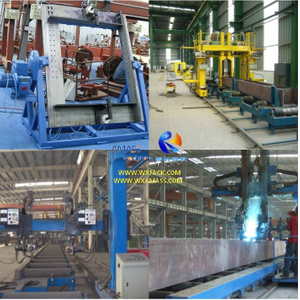 Automatic BOX Beam Production Line with Electroslag And SAW Welding