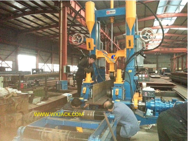 9 H Beam Assembly Welding Straightening Integral Machine 10