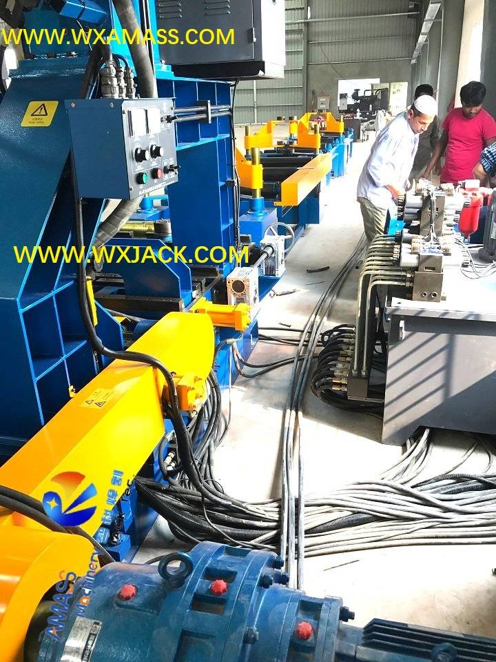 Cost Effective ZHJ8015 Fit Up Full I Beam Fabrication Machine