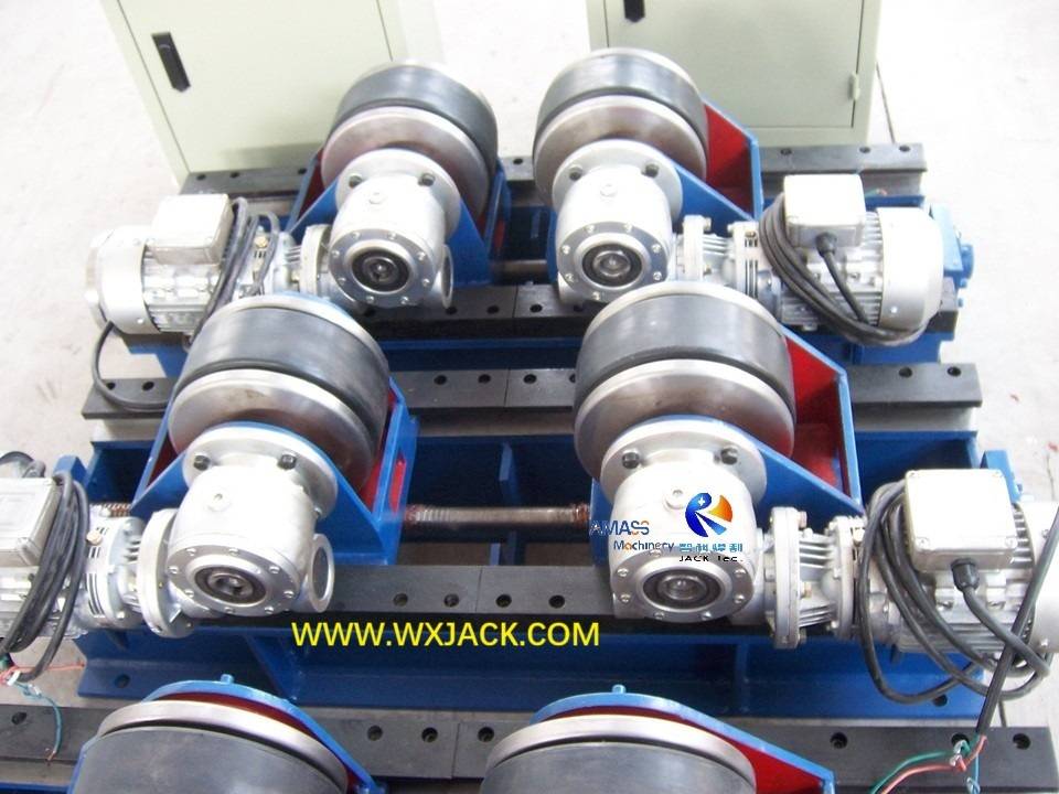 HGK Standard Roller Bed Stationary Adjustable Welding Rotator by Leadscrew
