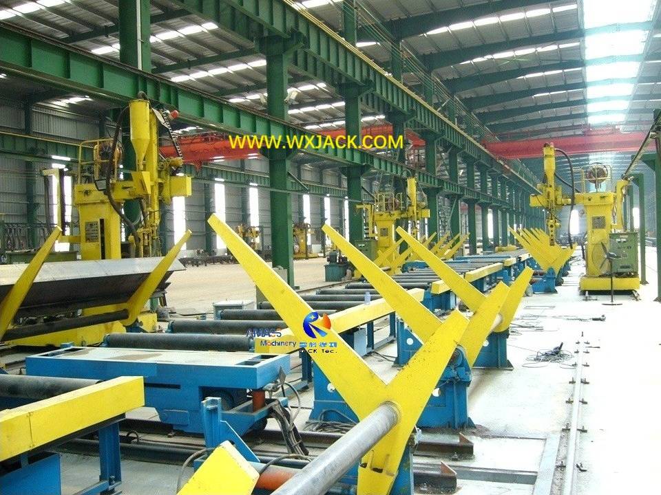 LHC Column Type Automatic H Beam Submerged Arc Welding Machine
