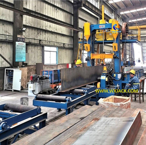 Medium ZHJ8018 Model 3 in 1 H Beam Assembly Weld Straighten Integral Machine