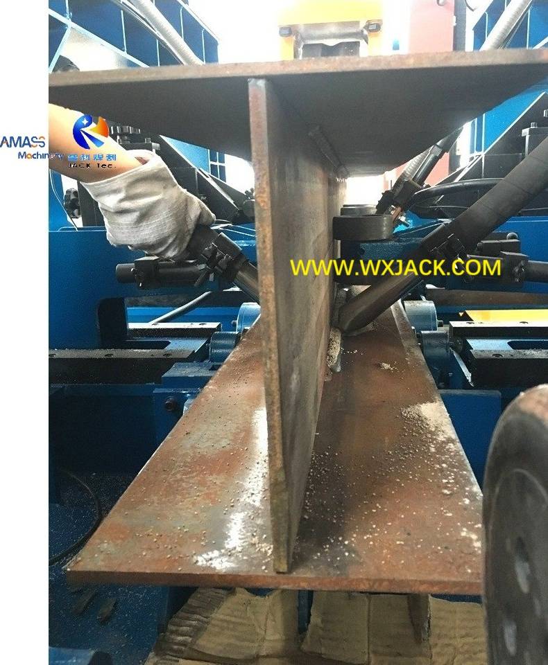 Pull Through H Beam Welder with One Pass Automatic Running