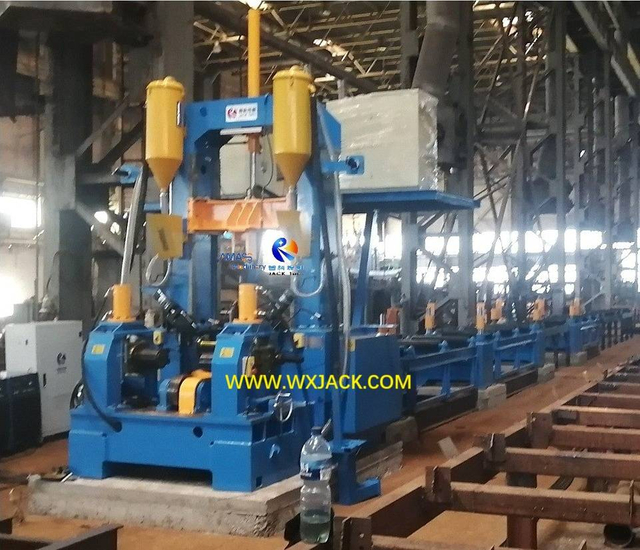 ZHJ5010 Special Made GMAW Welding Light Duty H Beam Fabrication Machine