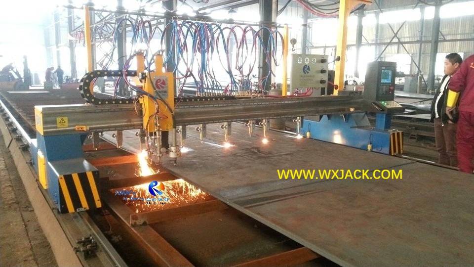 Combined CG5000 Double Drive CNC Strip Plasma Flame Plate Cutting Machine