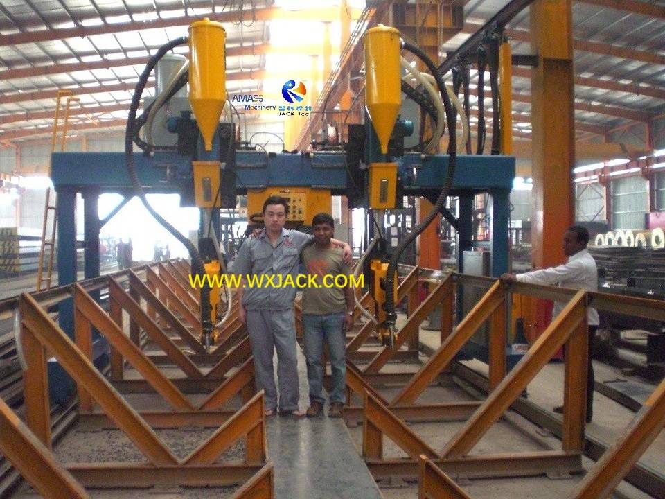 LHA4C Side Control Gantry Type H Beam Submerged Arc Welding Machine