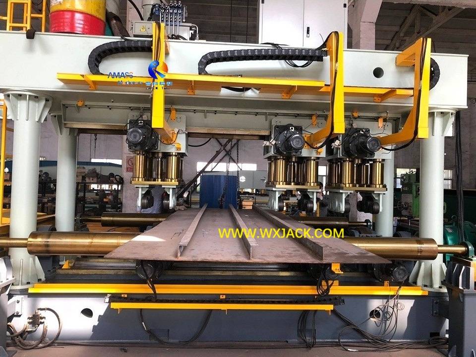 J-series High Quality Hydraulic Stiffener Plate Element Straightening Machine