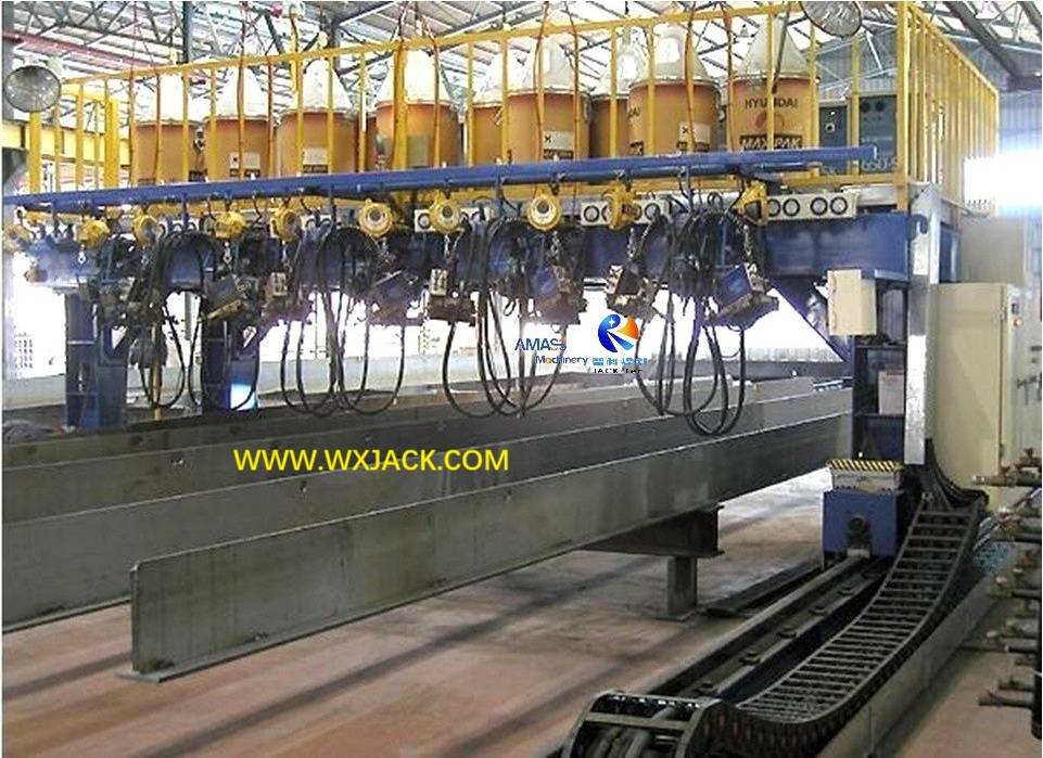 LBA10 Automatic Multiple Piece T Beam Stiffener Welding Machine