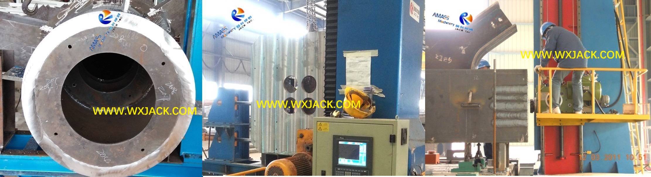 1 CNC Pipe Beam End Face Milling Machine