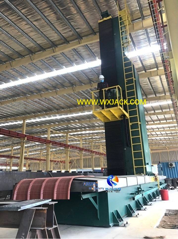 DX4080 To DX6080 Large Steel Structure Beam End Face Milling Machine