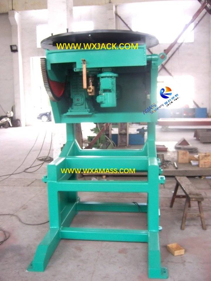 Single Table Top Manual Vertical Elevating Welding Positioner