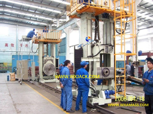 Head and Tail Double Columns Welding Positioner 