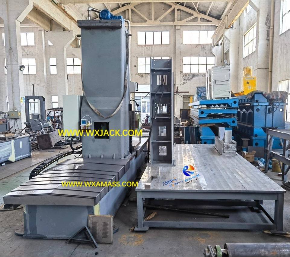 Steel Beam End Face Plate Milling Machine 