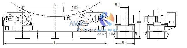 Welding Rotator Adjustable by Bolt-HLKK