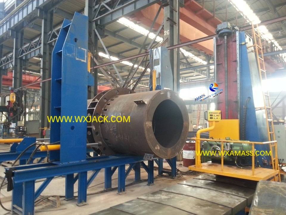 Large Pipe Tank End Milling Machine