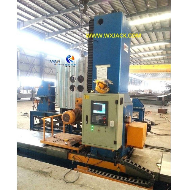 10 CNC Control Pipe BOX H Beam End Face Milling Machine 57