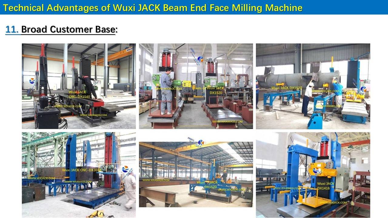 14 Steel Structure BOX H Beam End Face Milling Machine