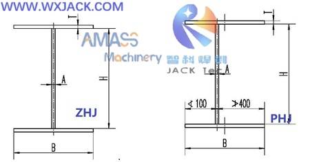 Fig1 3 in 1 Welding H Beam Fabrication Machine 30