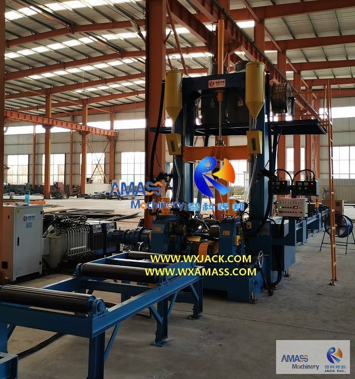 ZHJ8020 Large Scale Three in One H Beam Fabrication Machine