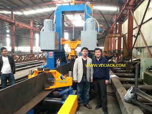 PHJ18 H Beam Assembly Weld Straighten Integral Machine