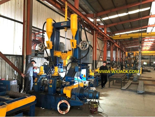 Stationary Gantry Structure PHJ I Beam Assembly Welding Straightening Machine