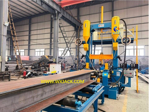 Symmetric Beam ZHJ18 Model 3 in 1 Vertical H Beam Welder Machine