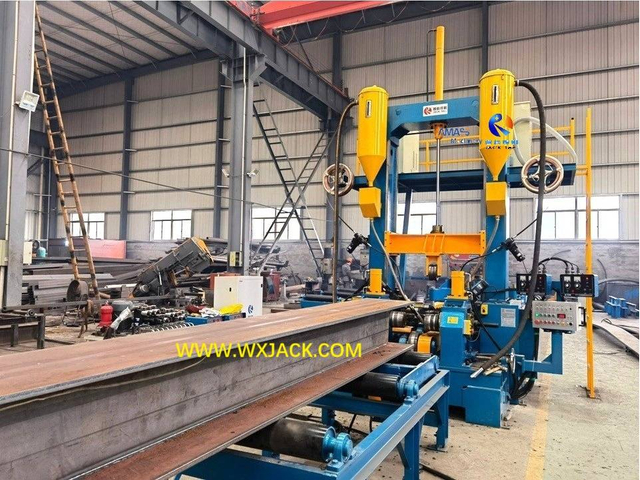 Symmetric Beam ZHJ18 Model 3 in 1 Vertical H Beam Welder Machine