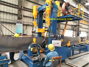 High ZHJ8020 H Beam Assembly Weld Straighten Integral Machine