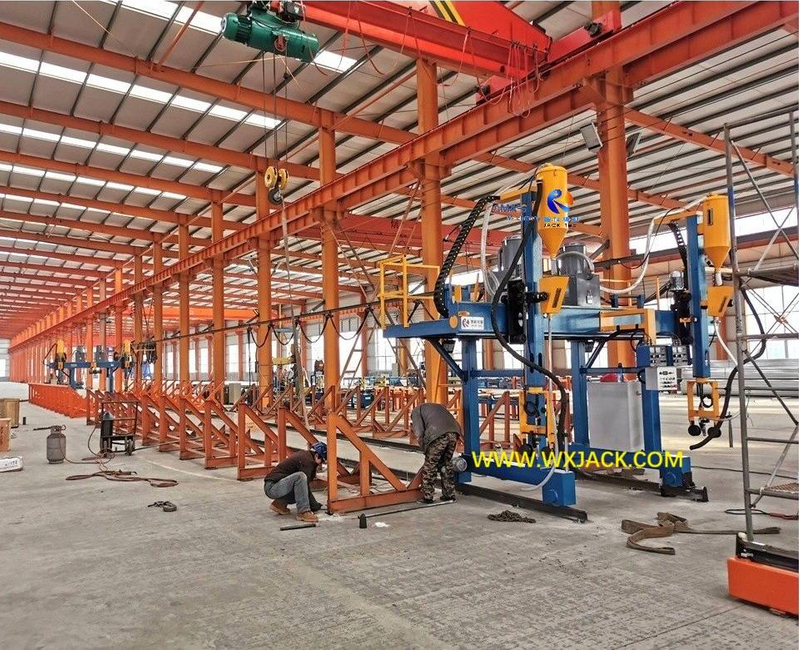 Long Traveling Distance T Frame LHT H Beam Welding Machine