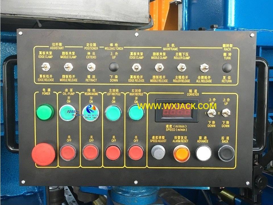 Friendly Operation Pull Through I H Beam Welder for Fabrication